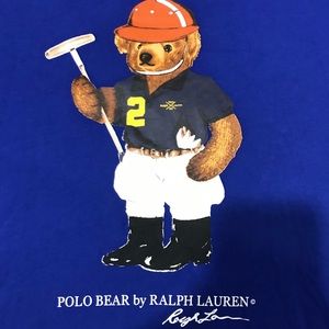 Polo bear by Ralph Lauren Royal Blue size XLT 🔥